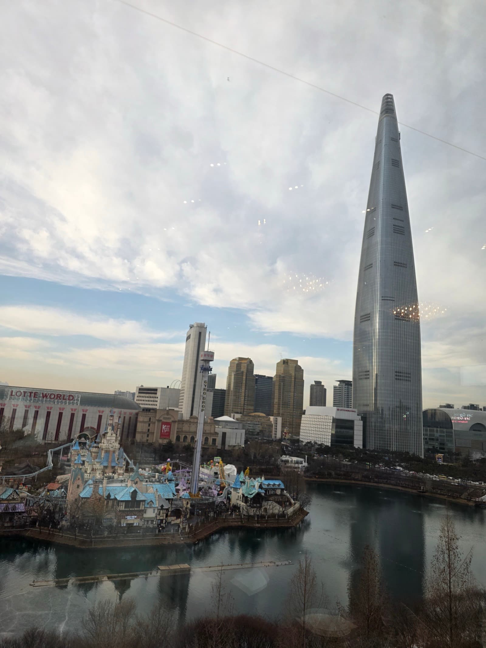 View of Lotte World Tower from the venue